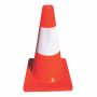 450MM Orange Road Cone C/w Reflective Tape