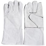 - Braai Gloves Bbq Leather Gloves - One Size Fits All 35CM