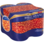 Baked Beans In Tomato Sauce Cans 4 X 410G