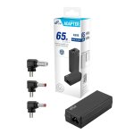 Fsp Pro 65W Universal Laptop Adapter 65W Output 19V Asus Compatible Exchangeable Tips – New