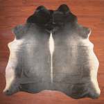 A Grade Cow Hide 271 Black white L - Large Black white Panelled