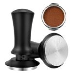 Coffee Accessories 53MM 58MM Espresso Coffee Tamper Black Thread Base