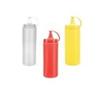 Set Of 3 400ML Reusable Souce Bottles AP-9417