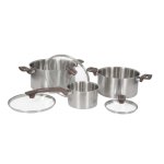 Bennett Read Titan Chef 6-PIECE Pot Set Stainless Steel Silver