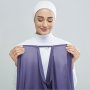 Solid Color Chiffon Scarf Women's Instant Hijab Long Shawl Scarf Lightweight Hair Sleeping Wrap