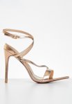 DAGGER1 Barely There Stiletto Heel - Rose Gold