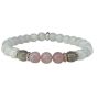 Moonstone Labradorite & Rose Quartz Bracelet