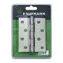 Kaufmann Butt Hinge 100MM Ball Bearing Stainless Steel Pair