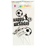 Soccer Player Cardboard Cake Topper Set
