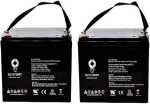Cbl-bbu Set Of Two Batteries 12V 7AH With Connection Leads