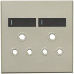 Double Rsa Socket Cover Plates - Graphite titanium - Buy Online At 7 Triple 7