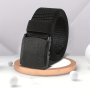 1pc Casual Waistband For Both Men And Women Non-metallic Buckle For Anti Allergy For Outdoor Sports Leisure Time Daily Life Gift Smooth Buckle