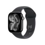 Apple Watch Series 11 Gps 42MM Jet Black Aluminium Case With Black Sport Band M/l