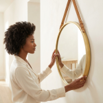 Round Hanging Wall Mirror 80CM