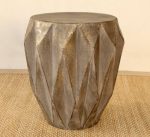 Metal Shaped Garden Stool Pot 50X44CM
