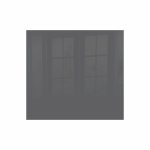 Decorative Glass Wall Tile 598 X 650 X 6MM Met Gun Metal