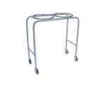 Mobile Double Bowl Stand _ Stainless Steel Construction - At A Discount