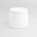- Flat Stackable Sugar Pot Choose From 4 Colours - White