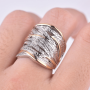 Creative Micro-set Imitation Zircon Wrapped Multi-layer Men's Ring Jewelry