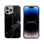 Marble Printed Anti-fingerprint Tpu Case For Iphone 14 Pro Max