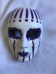 Scary Blood Mask Purple