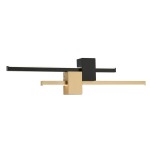 Reiner Wall Light Sand Black & Painted Gold