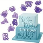 40PCS Alphabet & Number Cookie Cutter Set - Durable Plastic Perfect For Cake Decorating Sugarcraft & Chocolate Baking