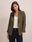 Dylan Boyfriend Blazer - 16 Khaki