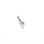 P Alphabet Charm In Silver