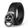 Metal Alloy Automatic Buckle Belt Men's Genuine Leather Waistband Fashion