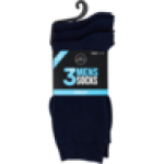 Navy Men's Anklet Socks Size 7-11 3-PACK