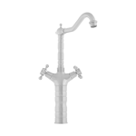 - Brushed Nickel Tall Deck Mounted Tap