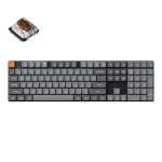 Keychron K5 Max Qmk via Full-sized Wireless Custom Mechanical Keyboard Brown Switches