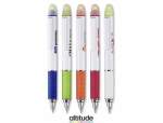 Topaz Highlighter Ball Pen - Solid White