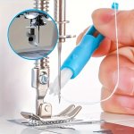 Easy Thread Sewing Needle Threaders For Seniors - 1 6PCS Quick Plastic Threading Tool For Home Sewing Machines Durable & Portabl
