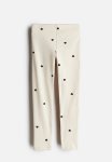Leggings - Light Beige Hearts