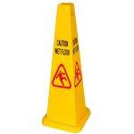Wet Floor Sign Cone - 91CM - JAEQ-1053 - Stationery Supplier Dm Office Solutions