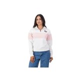 Springboks Hoop Quarter Zip Crop Rose Quartz