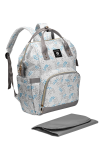 Totes Babe Alma Diaper Backpack Leafy Grey