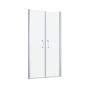 Shower Door Saloon Remix Chrome With Clear Glass 90X195CM