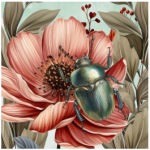 FSC2387 Printed Panel Vintage Bugs