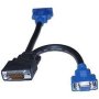 Dms 59 Pin To 2X Vga Splitter