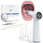 Upgraded Electric Tonsil Stone Remover High-precision & Painless Cleaning Food-grade Material 6 Suction Levels Tonsil Stone Remo