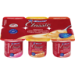 Clover Strawberry Mixed Fruit & Apricot Flavoured Low Fat Smooth Yoghurt 6 X 100G