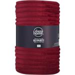Always Ribbed Flannel Blanket 180X200 Ea Ribruby