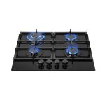 Totai 60CM 4 Burner Gas On Glass Hob