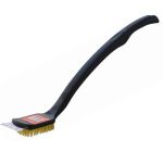 Braai Bbq Brass Wire Brush 450MM Handle 18 Tcw