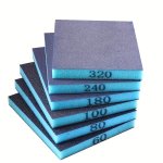 1PC 6PCS Reusable Wet And Dry Sanding Sponge Coarse And Fine Sanding Blocks With 6 Different Specifications Of 60 80 100 180 240