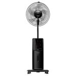 Taurus Fan 3 Speed Plastic Mist Fan With Remote Control Black 40CM
