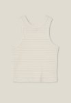 Cotton On Eleanor Tank - Vanilla blush Pink Stripe